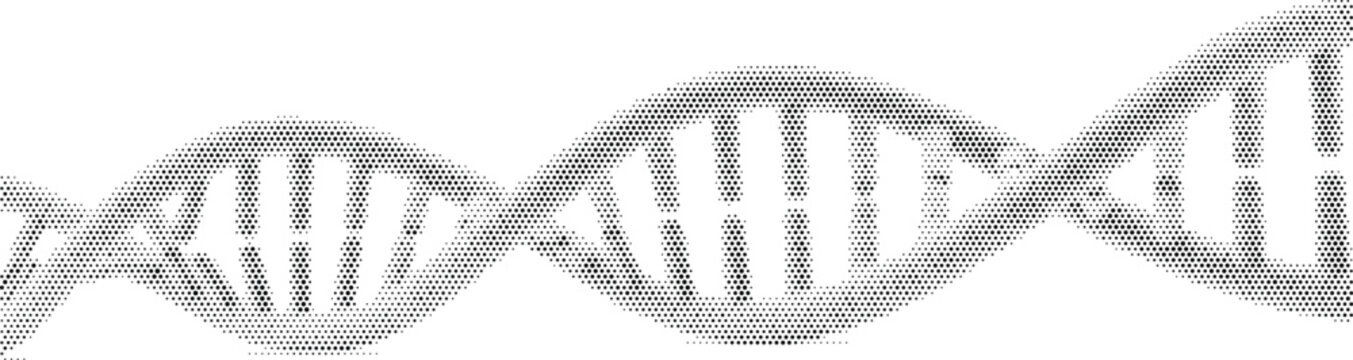 dna helix genetic science halftone medical biology biotechnology research healthcare molecule anatomy hospital health