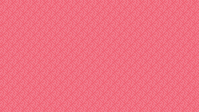 Vibrant red labyrinth geometric pattern for bold background designs and energetic creative textile projects