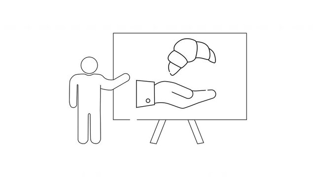 Croissant Presentation - A Visual Guide to Pastry Perfection.
