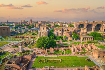Roman Forum in Rome, Italy