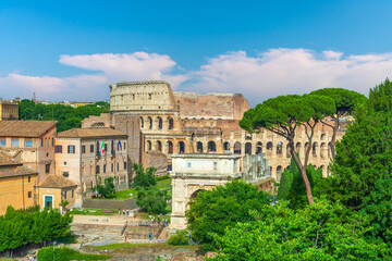 Obraz premium Roman Forum in Rome, Italy