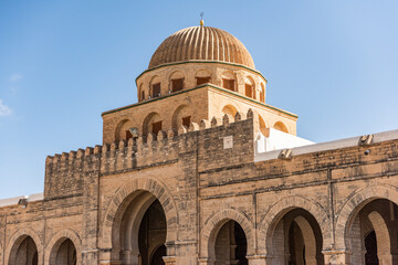 Obraz premium Beautiful Kairouan Grand Mosque, Tunisia