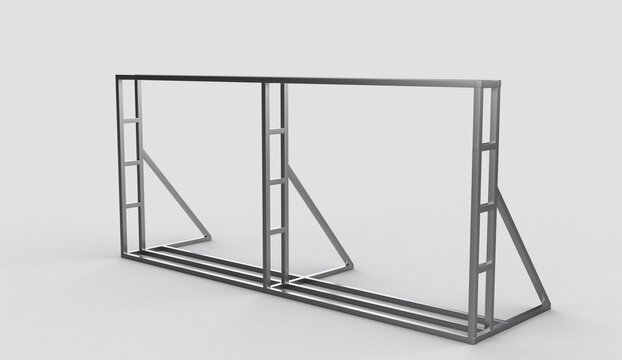 empty swing isolated on white