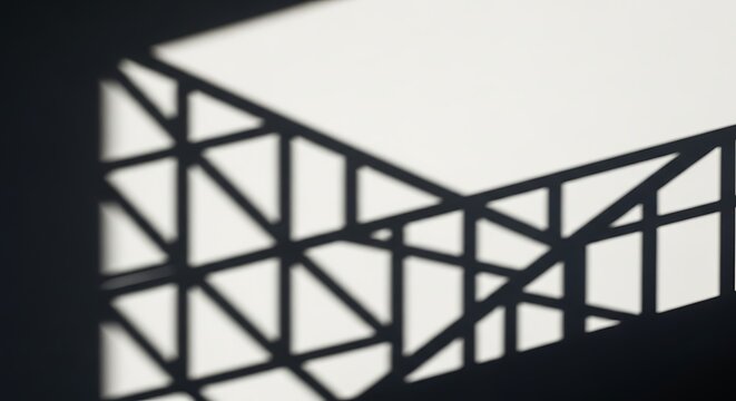 An intricate 3D illustration of abstract metallic cubes and metal grids forms a modern architectural design featuring steel frames and iron cage textures against a sky light background