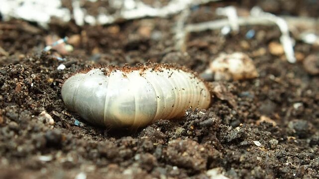 beetle warm in soil for planting vegetable