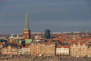 Obraz premium Frühling in Aarhus, Dänemark