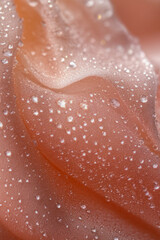 Fototapeta premium A close-up view of a flower with water droplets on its petals