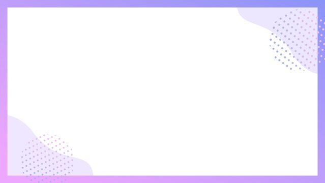 Simple and cute business frame background with geometric patterns and gradients.