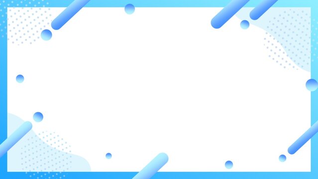 Simple and cute business frame background with geometric patterns and gradients.