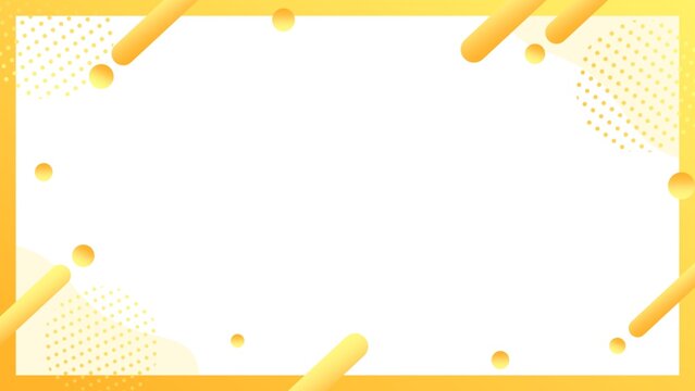 Simple and cute business frame background with geometric patterns and gradients.