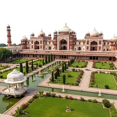 Naklejka premium taj mahal in agra india