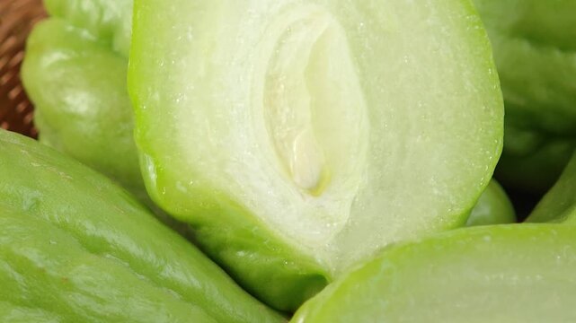 Sweet gourds or chayote are beneficial.