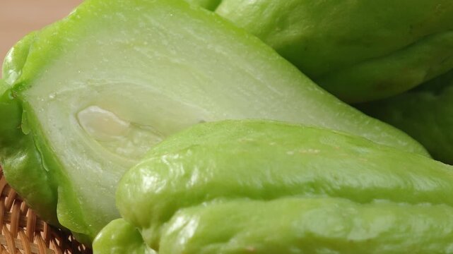 Sweet gourds or chayote are beneficial.