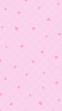 Cute patterns and pastel-colored, girly background frames