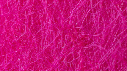 Obraz premium Macro photo. pink felt, felt, fabric close-up. background, screensaver, advertising, details