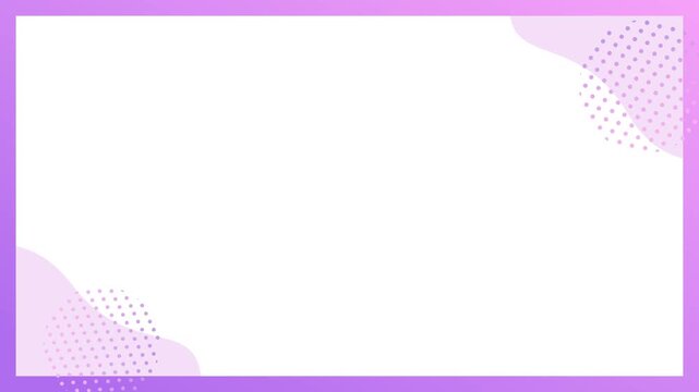 Simple and cute business frame background with geometric patterns and gradients.
