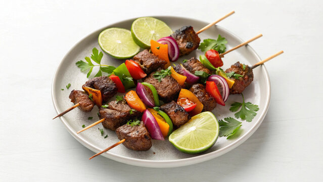 peruvian anticucho skewers