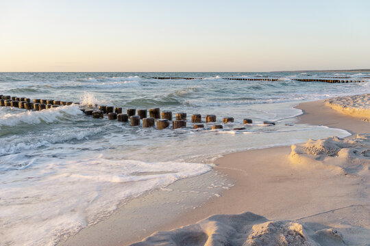 Abends am Ostseestrand