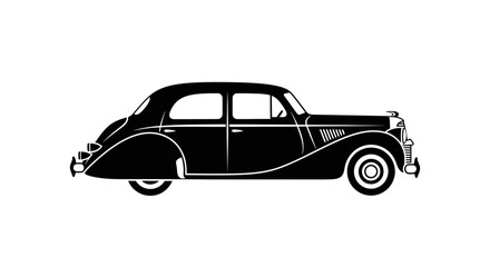 Obraz premium retro car vector