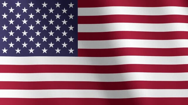 american flag waving in the wind