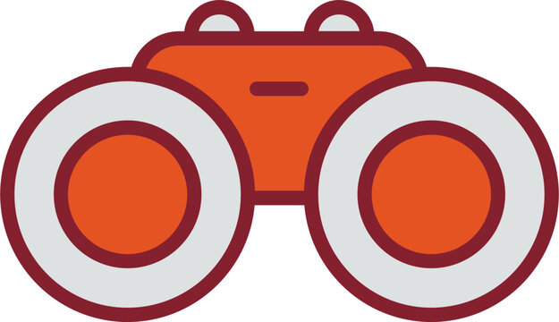 Binocular Vector Icon