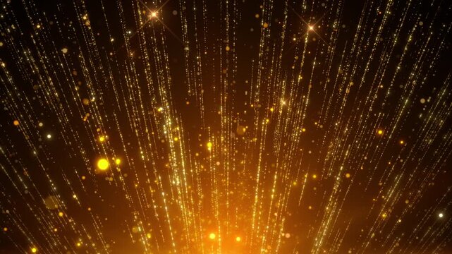 golden awards ceremony background loop