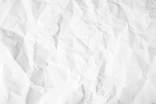 Crumpled white paper texture, clean minimal background, PNG transparent
