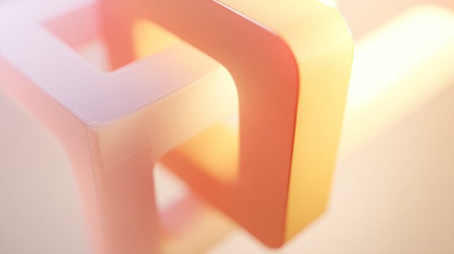 The geometric shapes interwoven with warm tones symbolize the combination of unity and cooperation. Health Guide.