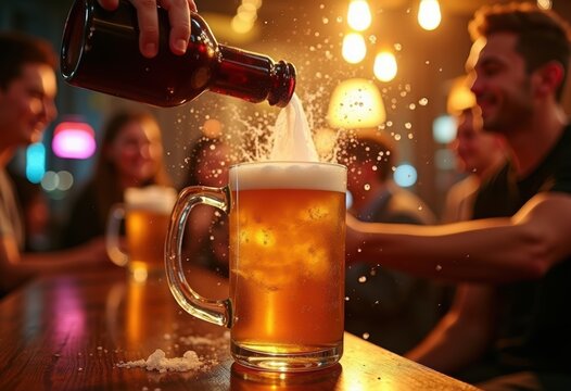 Sake Bomb Beer Mug Student Bar                               Party Dynamic Clink Noise