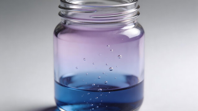 spinor. Time-lapse of colorful liquid in a glass jar with rising bubbles. bar promotions, beverage menus, designed for product packaging and bar promotions, used by marketing managers.