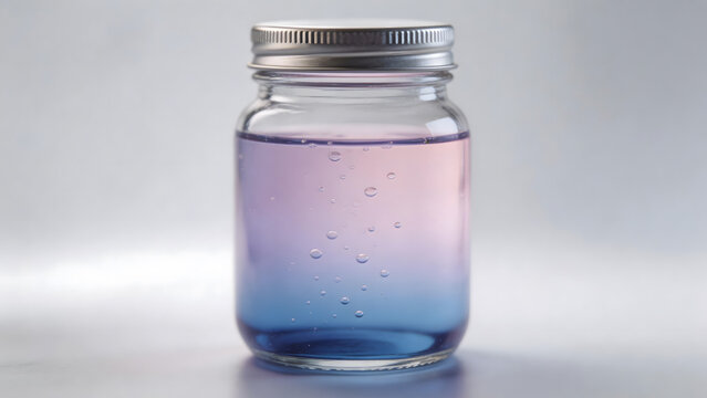 spinor. Time-lapse of colorful liquid in a glass jar with rising bubbles. bar promotions, beverage menus, designed for product packaging and bar promotions, used by marketing managers.