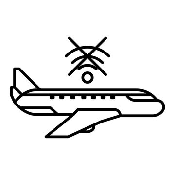 No radar of plane icon