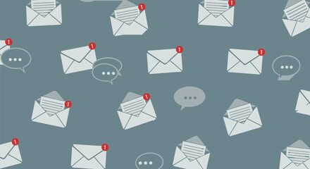 Email Envelopes Communication Icons.