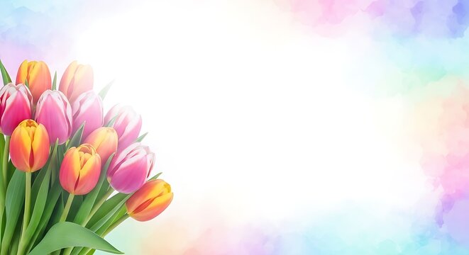 Vibrant tulips for mom on mother's day a colorful celebration of love and appreciation for all mothers