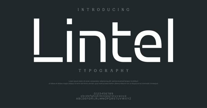 Introducing Lintel Typography Font Design