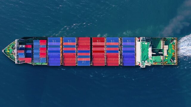 Container ship navigating global trade routes amid rising shipping costs and supply chain disruptions
