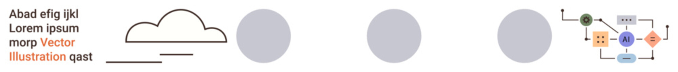 Cloud technology, data management, information transfer, digital storage, computing networks, system analysis. Simplistic cloud icon paired with a data flow diagram. Cloud technology and data © robu_s