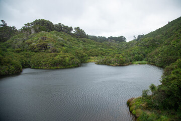 Fototapeta premium lake and mountain in Melbourne, Victoria, Australia