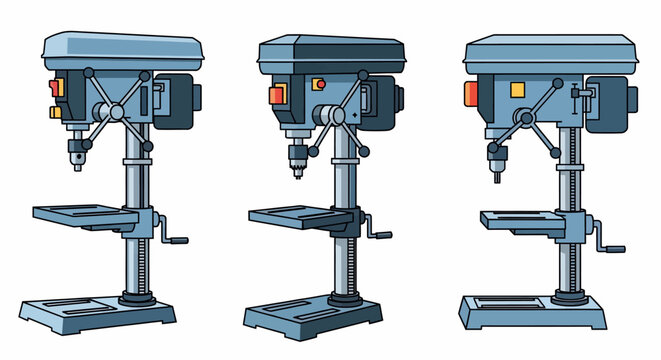Drill Press Machines Industrial Equipment Tools.