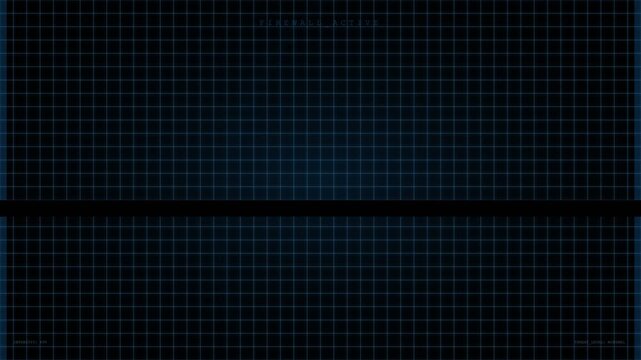 Abstract digital grid lines glowing with a futuristic blue light.