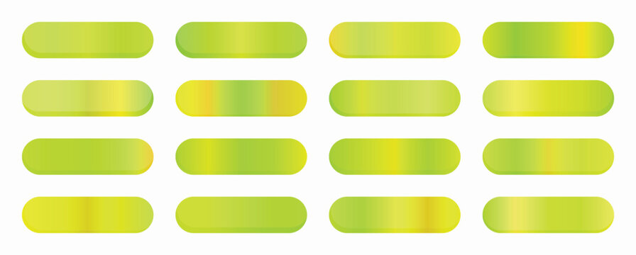 Multiple rows of neon green and bright yellow oblong shapes present a cheerful and fresh spectrum of light gradients.