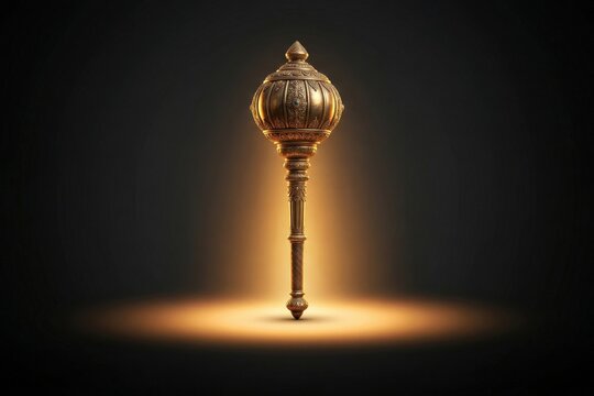 Golden Gada Radiant Glow Spiritual Concept