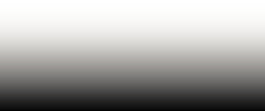 A smooth gradient transitioning from white at the top to black at the bottom, perfect for backgrounds, overlays, or design elements. Offers ample copyspace for text and branding.