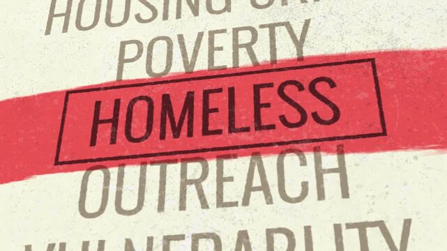 Homeless 3D Scrolling Title Animation