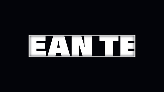 Clean Text Animation