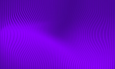 Obraz premium Abstract deep purple wave lines background with glowing light gradient