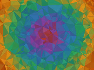 Fototapeta premium Modern Polygon Mesh Abstract Vector Art Background