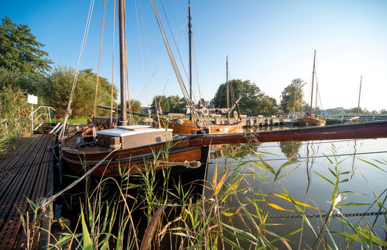 Bodden-Hafen in Wieck auf dem Dar&szlig; Mecklenburg-Vorpommern