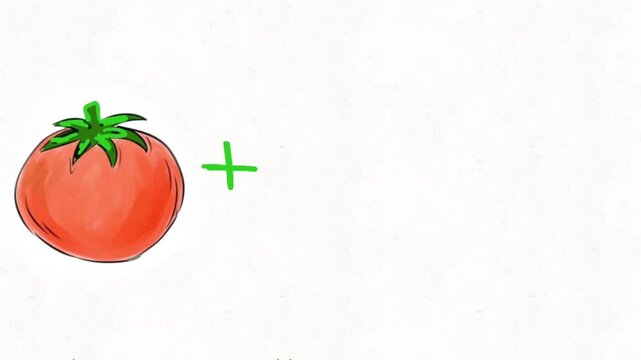 
Creative Vegetable Mixing Animation &ndash; Funny Hybrid Food Names and Transformations Cartoon