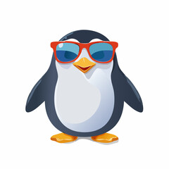 Obraz premium Pinguin mit Sonnenbrille